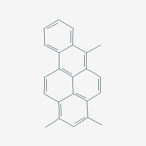 molecular formula C23H18 B094022 BENZO(a)PYRENE, 1,3,6-TRIMETHYL- CAS No. 16757-92-9