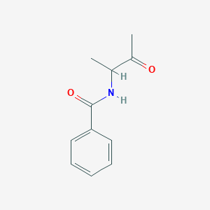 molecular formula C11H13NO2 B094026 N-(3-oxobutan-2-yl)benzamide CAS No. 18227-62-8