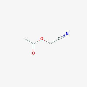 molecular formula C4H5NO2 B094041 氰基乙酸甲酯 CAS No. 1001-55-4