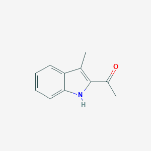 molecular formula C11H11NO B094048 1-(3-Methyl-1H-indol-2-yl)ethanone CAS No. 16244-23-8