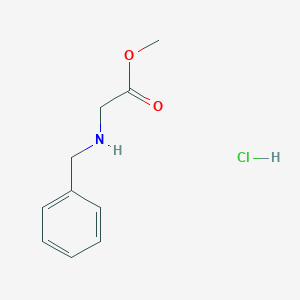 molecular formula C10H14ClNO2 B094050 Methyl 2-(benzylamino)acetate hydrochloride CAS No. 17136-35-5