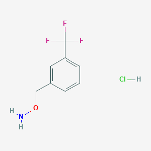 molecular formula C8H9ClF3NO B094064 O-(间-(三氟甲基)苄基)羟胺盐酸盐 CAS No. 15256-07-2