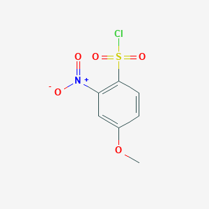 molecular formula C7H6ClNO5S B094077 4-甲氧基-2-硝基苯磺酰氯 CAS No. 18092-54-1