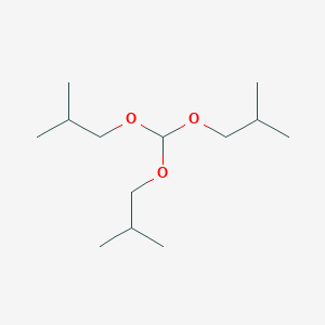 molecular formula C13H28O3 B094082 丙烷，1,1',1''-[甲叉三(氧)]三[2-甲基- CAS No. 16754-49-7