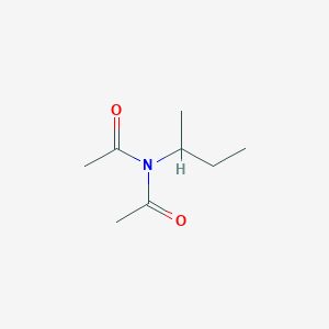 molecular formula C8H15NO2 B094088 N-acetyl-N-butan-2-ylacetamide CAS No. 19264-30-3