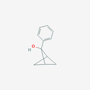 molecular formula C11H12O B094104 2-Phenylbicyclo(1,1,1)pentane-2-ol CAS No. 17684-73-0