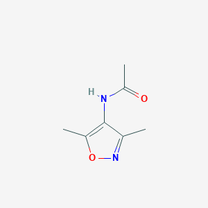 molecular formula C7H10N2O2 B009414 N-(3,5-dimethyl-1,2-oxazol-4-yl)acetamide CAS No. 19785-40-1