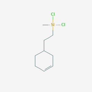 molecular formula C9H16Cl2Si B094169 二氯-(2-环己-3-烯-1-基乙基)-甲基硅烷 CAS No. 17864-93-6