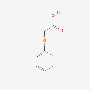 molecular formula C10H14O2Si B094178 Dimethylphenylsilylacetic acid CAS No. 17887-62-6