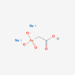 molecular formula C2H3AsNa2O5 B094183 Disodium arsonoacetate CAS No. 126-82-9