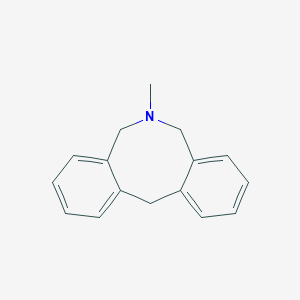 molecular formula C16H17N B094188 11-methyl-10,12-dihydro-5H-benzo[d][2]benzazocine CAS No. 16031-94-0