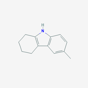molecular formula C13H15N B094189 6-Methyl-2,3,4,9-tetrahydro-1H-carbazole CAS No. 17177-17-2