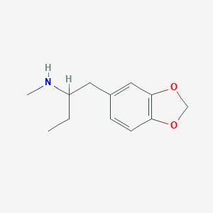 molecular formula C12H17NO2 B009419 N-甲基-1-(3,4-亚甲二氧基苯基)-2-丁胺 CAS No. 103818-46-8