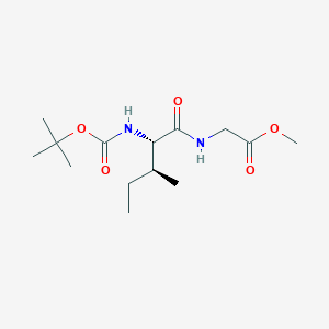molecular formula C14H26N2O5 B094215 Boc-ile-gly-ome CAS No. 16257-04-8