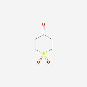 molecular formula C5H8O3S B094216 1,1-二氧代-四氢-硫杂吡喃-4-酮 CAS No. 17396-35-9
