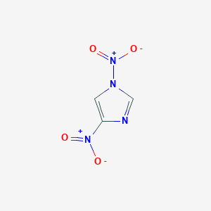 molecular formula C3H2N4O4 B094218 1,4-二硝基-1H-咪唑 CAS No. 19182-81-1