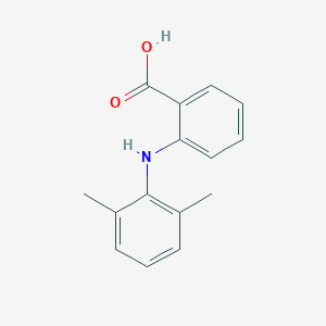molecular formula C15H15NO2 B094238 2-(2,6-二甲基苯胺基)苯甲酸 CAS No. 18201-61-1
