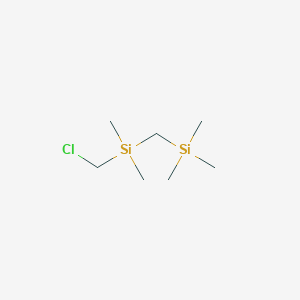 molecular formula C7H19ClSi2 B094305 (((Chloromethyl)dimethylsilyl)methyl)trimethylsilane CAS No. 18306-73-5