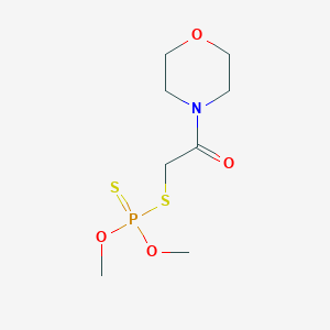 molecular formula C8H16NO4PS2 B094309 吗啉硫磷 CAS No. 144-41-2