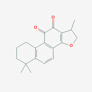 molecular formula C19H20O3 B094321 1,6,6-三甲基-1,2,6,7,8,9-六氢苯并[1,2-b]呋喃-10,11-二酮 CAS No. 17545-07-2