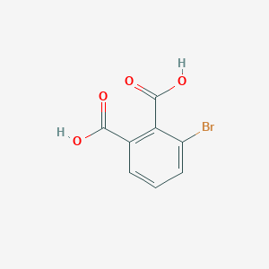 molecular formula C8H5BrO4 B094324 3-溴邻苯二甲酸 CAS No. 116-69-8