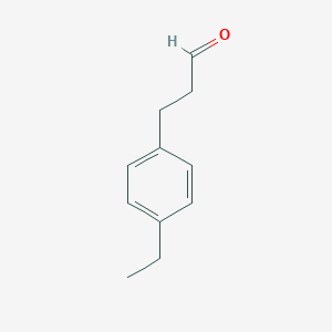molecular formula C11H14O B009433 3-(4-Ethylphenyl)propanal CAS No. 104175-15-7