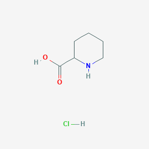 molecular formula C6H12ClNO2 B094331 哌啶-2-羧酸盐酸盐 CAS No. 15862-86-9