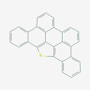 molecular formula C28H14S B094336 Dibenzo(2,3:10,11)perylo(1,12-bcd)thiophene CAS No. 196-23-6