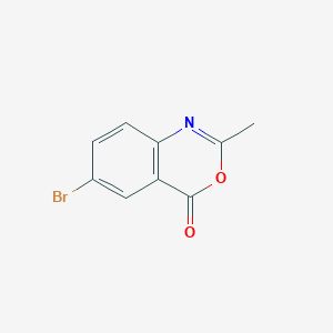 molecular formula C9H6BrNO2 B094359 6-溴-2-甲基-4H-3,1-苯并恶嗪-4-酮 CAS No. 19165-25-4