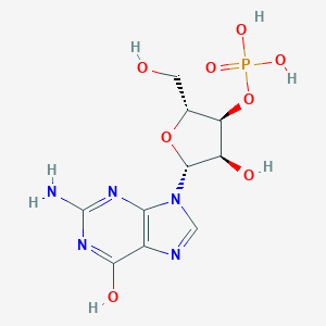 molecular formula C10H14N5O8P B094370 鸟苷-3'-单磷酸 CAS No. 117-68-0