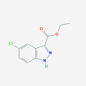 B094381 Ethyl 5-chloro-1H-indazole-3-carboxylate CAS No. 1081-05-6