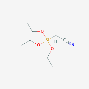 B094390 2-Triethoxysilylpropanenitrile CAS No. 17932-62-6