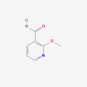 molecular formula C7H7NO3 B094398 2-甲氧基烟酸 CAS No. 16498-81-0