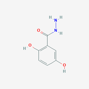 molecular formula C7H8N2O3 B094419 2,5-Dihydroxybenzohydrazide CAS No. 15791-90-9