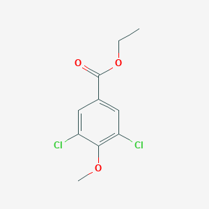 molecular formula C10H10Cl2O3 B094425 Ethyl 3,5-dichloro-4-methoxybenzoate CAS No. 15945-28-5