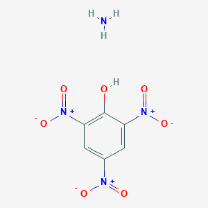 molecular formula NH4C6H2N3O7<br>C6H6N4O7 B094429 Ammonium picrate CAS No. 131-74-8