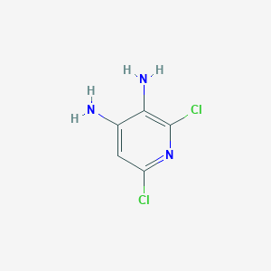 molecular formula C5H5Cl2N3 B009444 2,6-二氯吡啶-3,4-二胺 CAS No. 101079-63-4