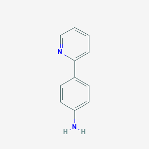 molecular formula C11H10N2 B094442 4-(2-Pyridyl)aniline CAS No. 18471-73-3