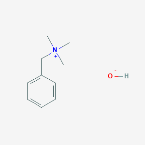 molecular formula C10H17NO B094449 苯甲基三甲基氢氧化铵 CAS No. 100-85-6