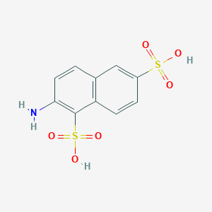 molecular formula C10H9NO6S2 B094451 2-Amino-1,6-naphthalenedisulfonic acid CAS No. 19532-04-8