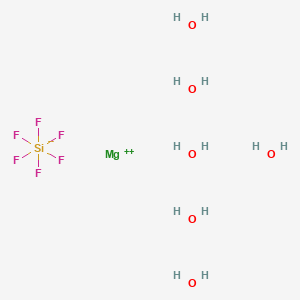 molecular formula F6H12MgO6Si B094462 Magnesium hexafluorosilicate hexahydrate CAS No. 18972-56-0