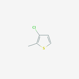 molecular formula C5H5ClS B094582 3-Chloro-2-methylthiophene CAS No. 17249-83-1