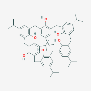 molecular formula C60H72O6 B009459 对异丙基杯[6]芳烃 CAS No. 104789-79-9