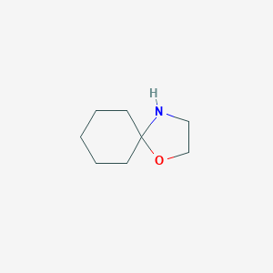 molecular formula C8H15NO B094593 1-氧杂-4-氮杂螺[4.5]癸烷 CAS No. 177-04-8