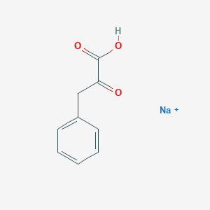 molecular formula C9H8NaO3+ B094595 苯基丙酮酸钠 CAS No. 114-76-1