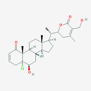 molecular formula C28H39ClO5 B009462 Jaborosalactone E CAS No. 19898-96-5