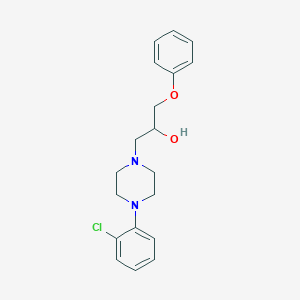 B094634 1-Piperazineethanol, 4-(o-chlorophenyl)-alpha-phenoxymethyl- CAS No. 1047-41-2
