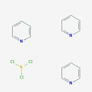 molecular formula C15H15Cl3IrN3 B094650 三(吡啶)三氯铱(III) CAS No. 15617-27-3