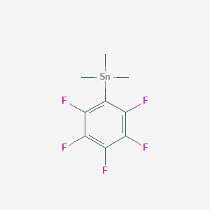 B094677 Stannane, trimethyl(pentafluorophenyl)- CAS No. 1015-53-8