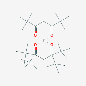 molecular formula C33H57O6Y B094712 2,2,6,6-四甲基庚烷-3,5-二酮；钇 CAS No. 15632-39-0